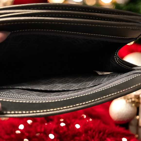 Dunhill Clutch / Travel / Business / Toiletry Bag Gorgeous Herringbone Interior - Picture 3 of 3